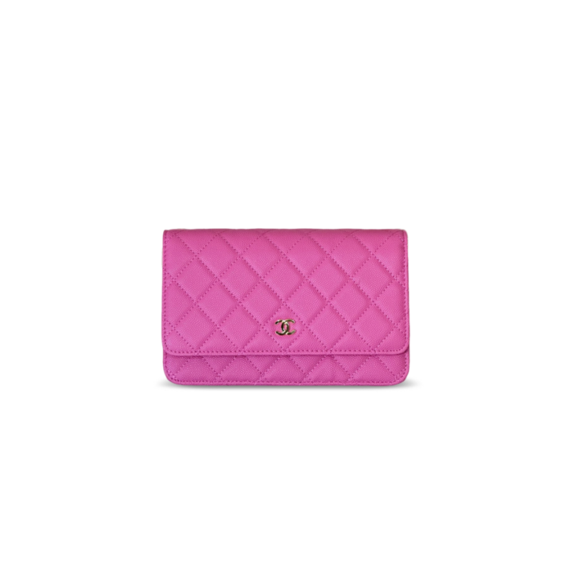 CHANEL WALLET ON CHAIN WOC CAVIAR GOLD METAL AP0250 (19.5*13*4cm)